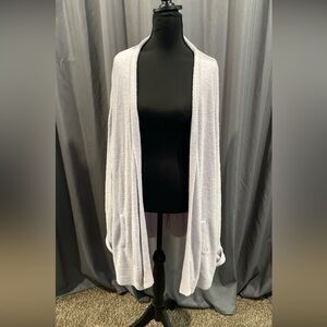 barefoot dreams cozy chic lite long cardigan, women’s size 2X